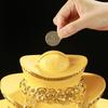Аксессуары для украшения дома Емкость для хранения денег из смолы Украшения Цзинь Юаньбао Сокровищница растущего богатства подарок