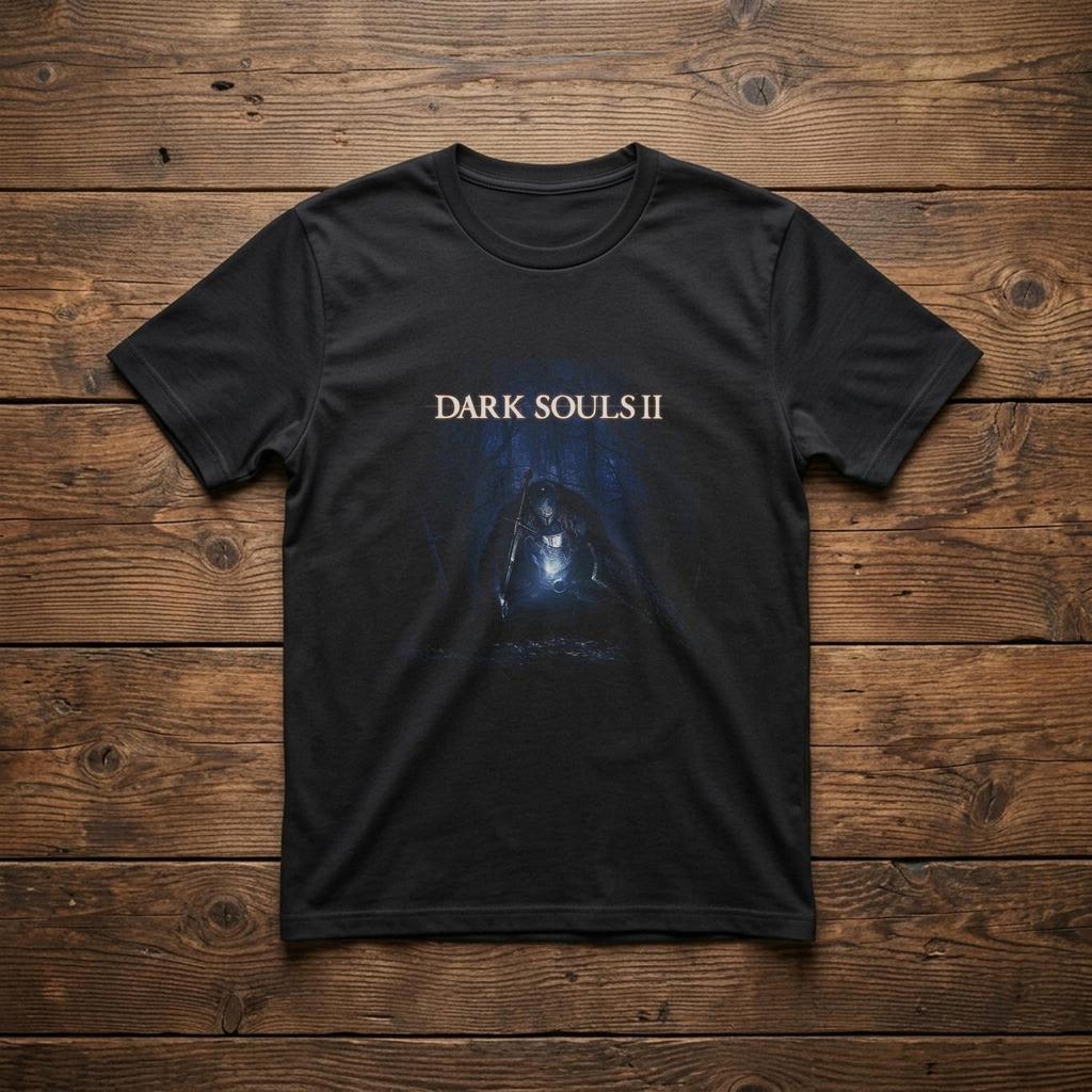 Графическая футболка Dark Souls II, Фэнтезийная игровая футболка Drangleic, Унисекс футболка для RPG