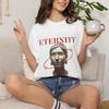Eternity Graphic T Shirt Vintage Statue Tee Unisex Streetwear Shirt Gothic Aesthetic Oversized Minimalist Fashion Gift