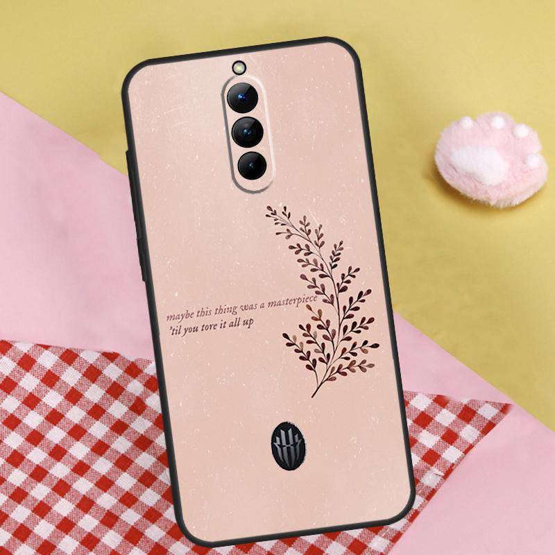 Чехол с текстом песни All Too Well для ZTE Nubia Red Magic 6S 7S 7 Pro RedMagic 10 Air 8S 9S 10S 8 9 10 11 Pro Plus
