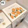 Washing Machine Dust Pad Cover Waterproof Oven Microwave Fridge Top Protector Mat Coffee Drain Pad Table Placemat Kitchen Rubber
