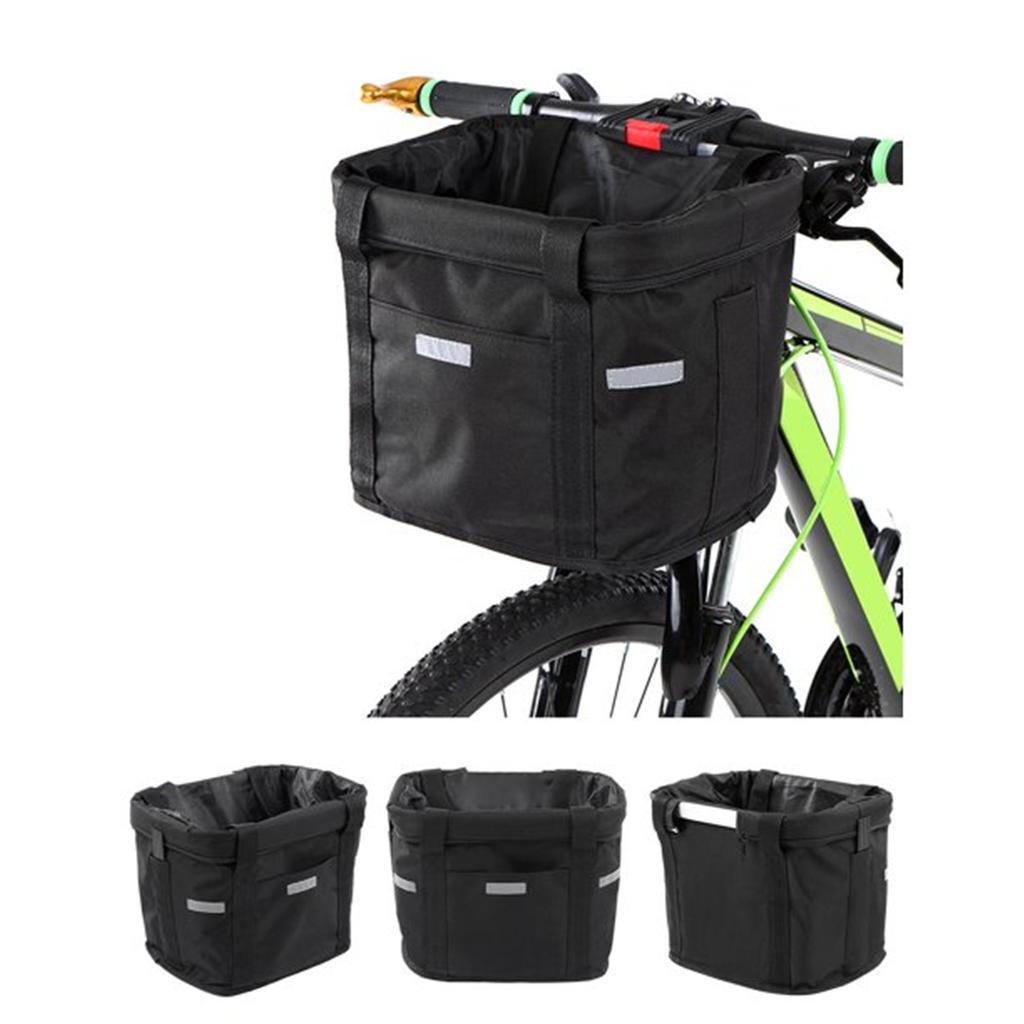 Передняя корзина для велосипеда Съемная водонепроницаемая корзина на руль велосипеда Сумка для переноски домашних животных