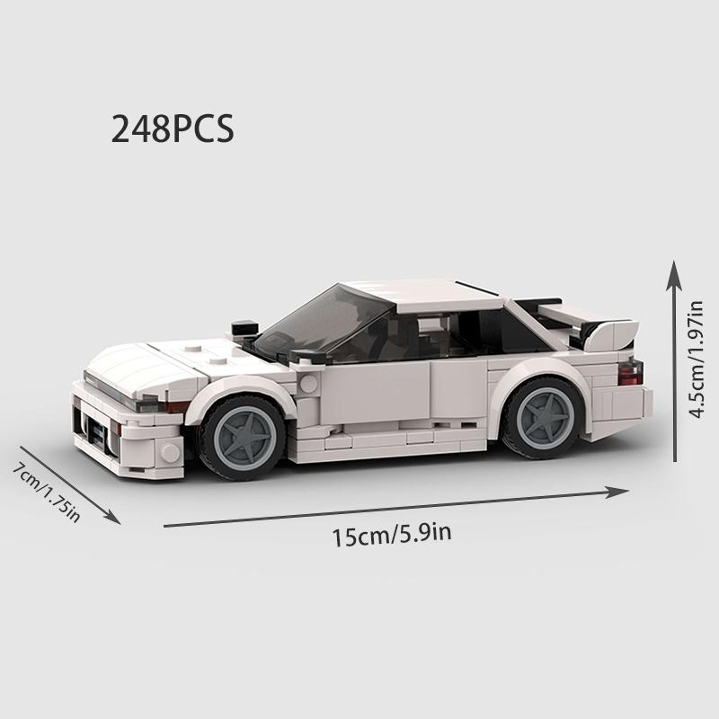MOC Скоростной Спортивный F1 Городской Гоночный Автомобиль AE86 Строительные Блоки Кирпичное Транспортное Средство Суперкар Форсаж1 MK4 Supra Детские Игрушки Мальчик