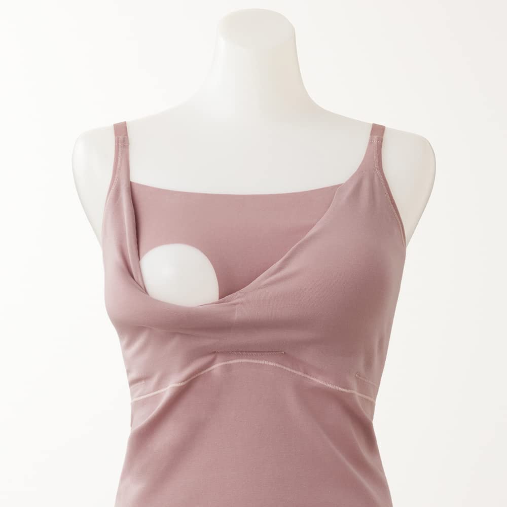 GUNZE KIREILABO Майка для беременных, угольный цвет, размер M, бюстгальтер, облегающая, женская KB7158, серый,