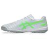 Asics DS LIGHT CLUB TF 1103A112 Soccer Unisex Size 106 Size 3E Shoes, Adult, (White/Green Gecko), 24.5 Cm,