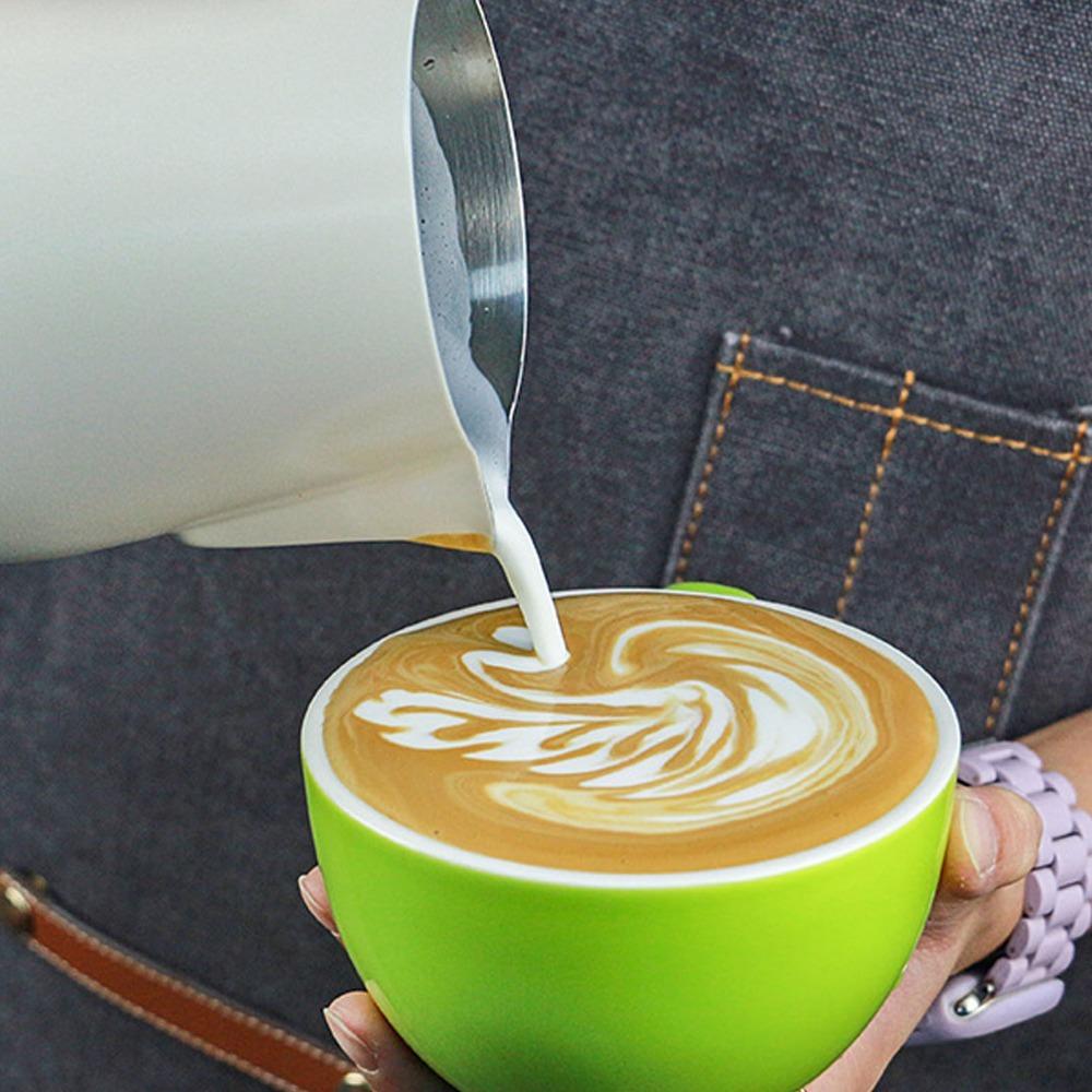 450ml Milk Frothing Pitcher Tip Mouth Milk Steaming Pitcher Milk Frother Cup Coffee Making