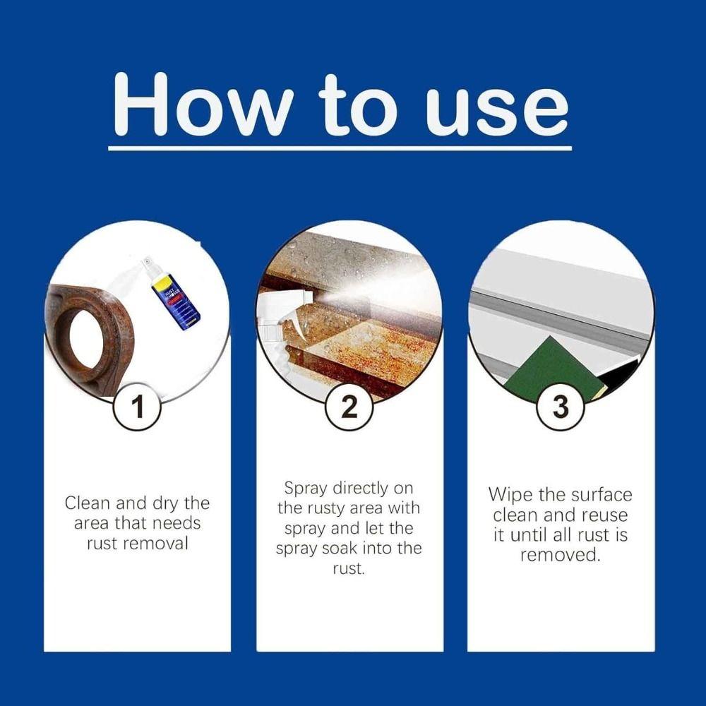 Anti-Rust Rust Remover Fast-Acting Screw Bolt Loosening Agent for Cars, Tools, Chains