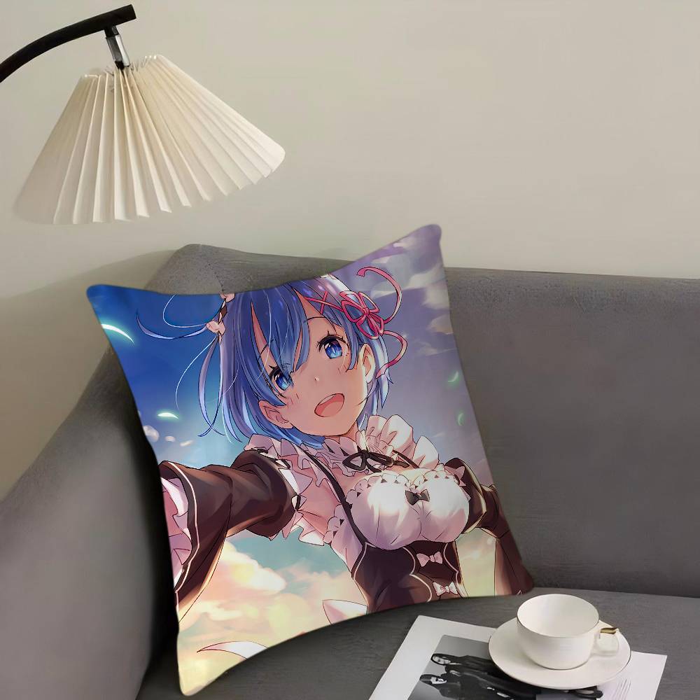 Рем Рам Мультяшная Анимация Наволочка Мультяшный Подарок Наволочка Декор Спальни Дома Дивана Кресла Сиденья Наволочка