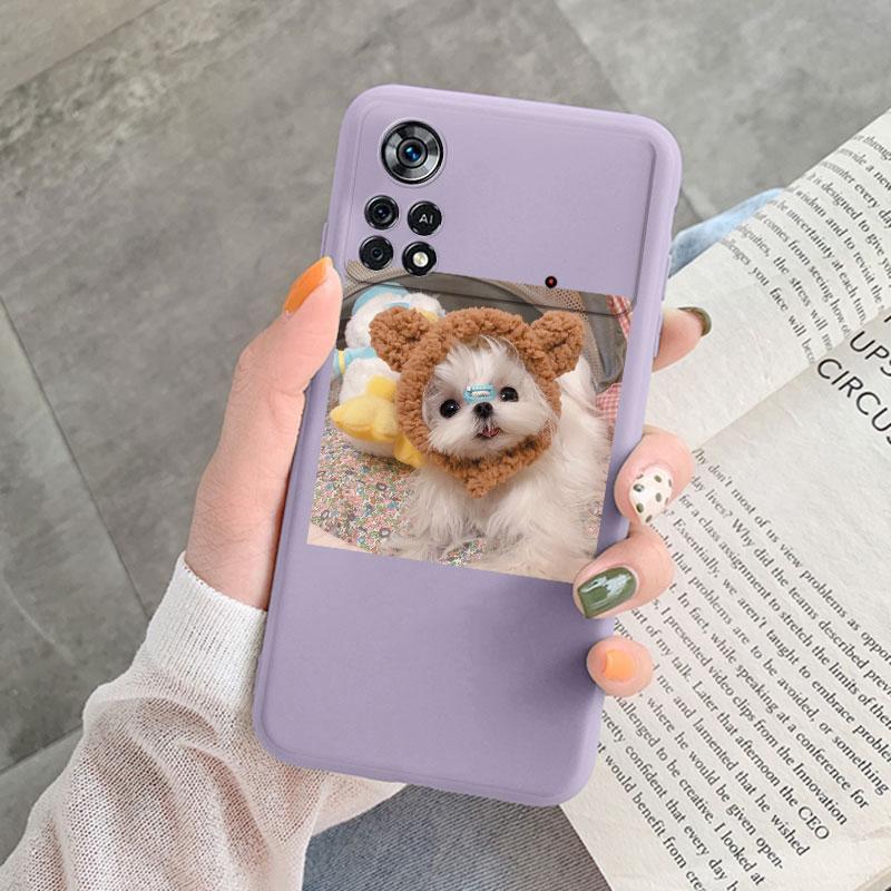 For POCO X4 Pro 5G NFC Case Watermelon Cute Fruit Love Heart Butterfly Women Dog Flower Silicone For Poco X4pro 5 G Phone Cover