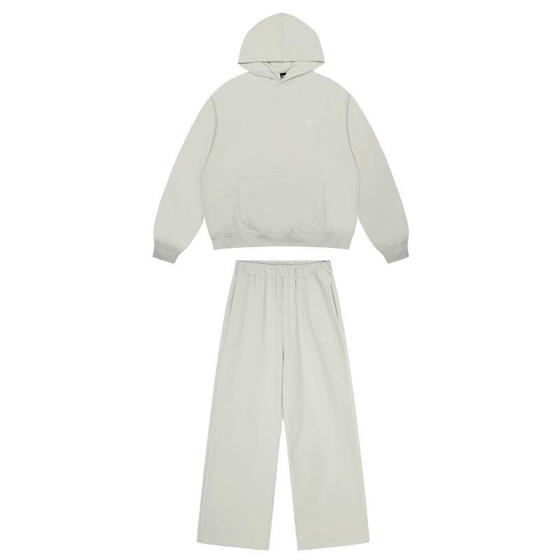 6PM Худи и спортивные штаны с вышитыми буквами в стиле хип-хоп Мужской спортивный костюм