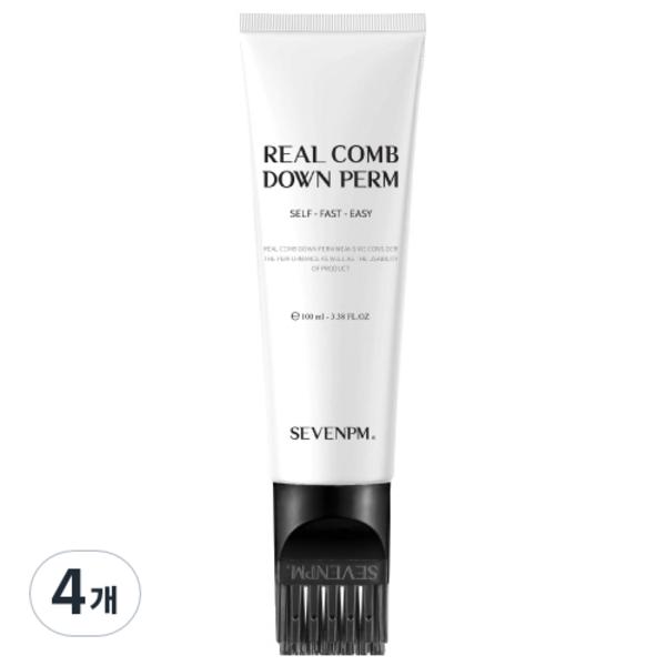 Средство для завивки волос Seven PM Self Men's Realcom Down Perm, 100 мл, 4 шт.