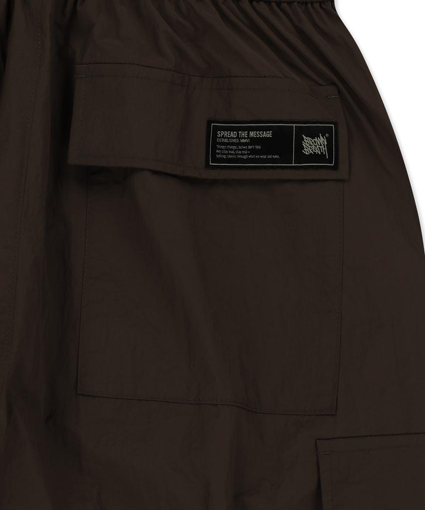 BROWNBREATH Nylon Cargo Pants - Dark Brown