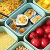 Мини-холодильник Crisper Small Lunch Box Пластиковая герметичная банка для хранения Круглая кухонная изолированная коробка для завтрака Органайзер для закусок