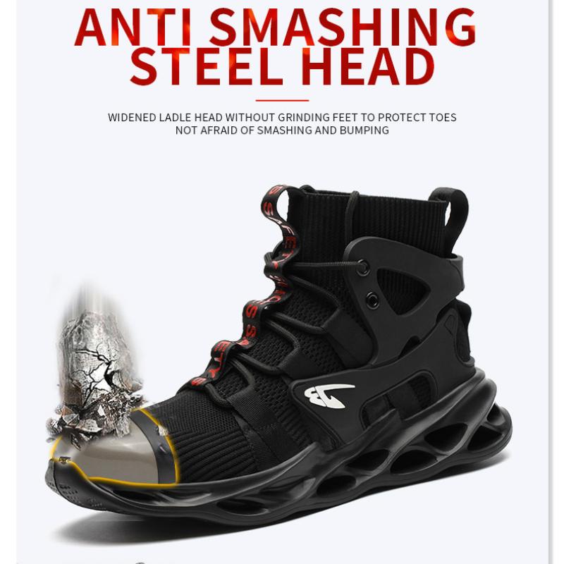 Мужские рабочие ботинки, неразрушимая защитная обувь, мужская обувь со стальным носком, устойчивые к проколам рабочие кроссовки, мужская обувь, рабочая обувь для взрослых