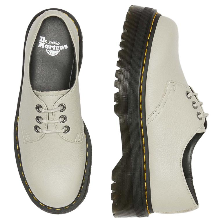 Dr. Martens Кожа Мягкая Толстая Подошва Удобная Повседневная Обувь Женские кроссовки Молочно-Белый 31167773