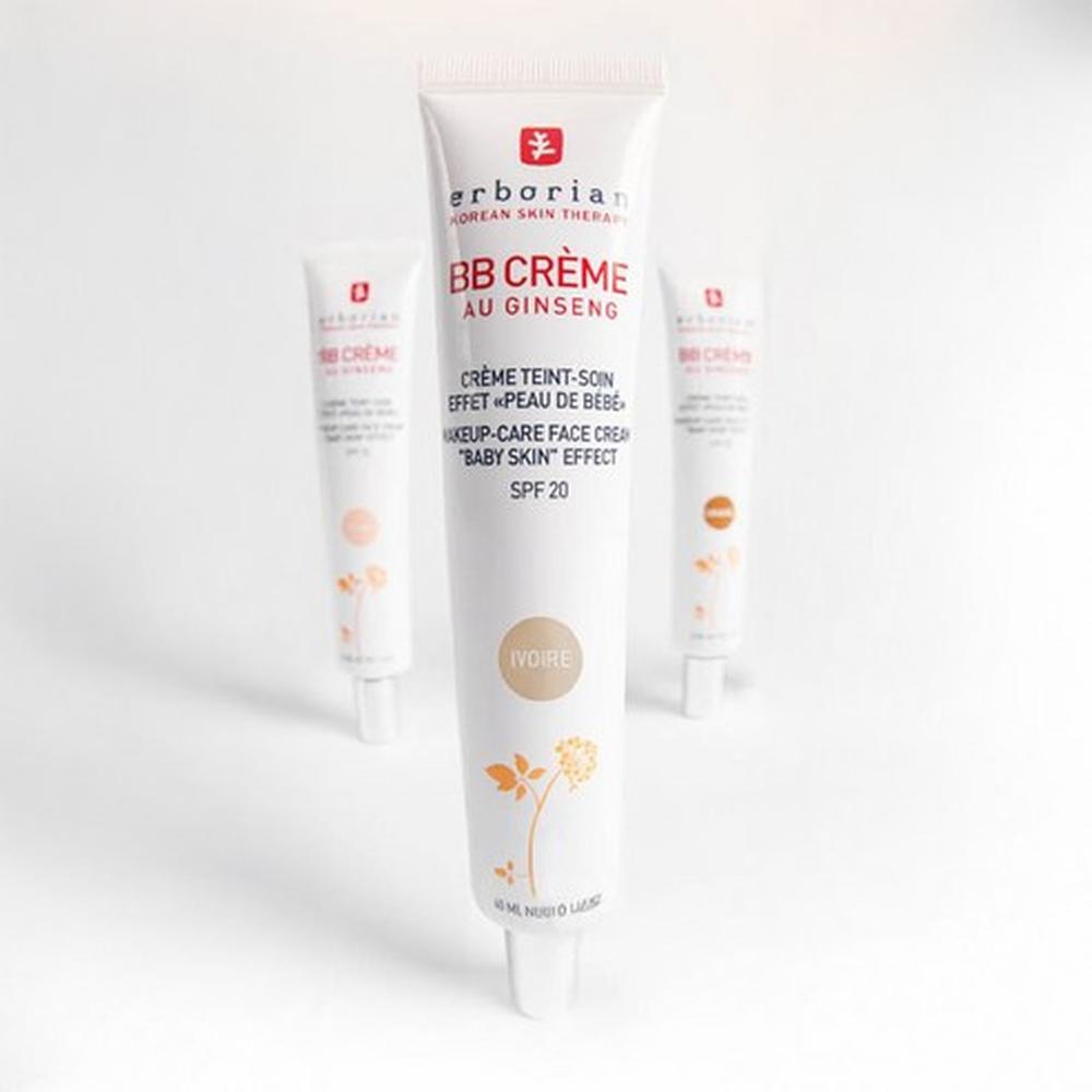 Erborian BB-крем SPF20 Ivory 15 мл – Легкое покрытие, Натуральный финиш, Уход для совершенствования кожи, Корейский