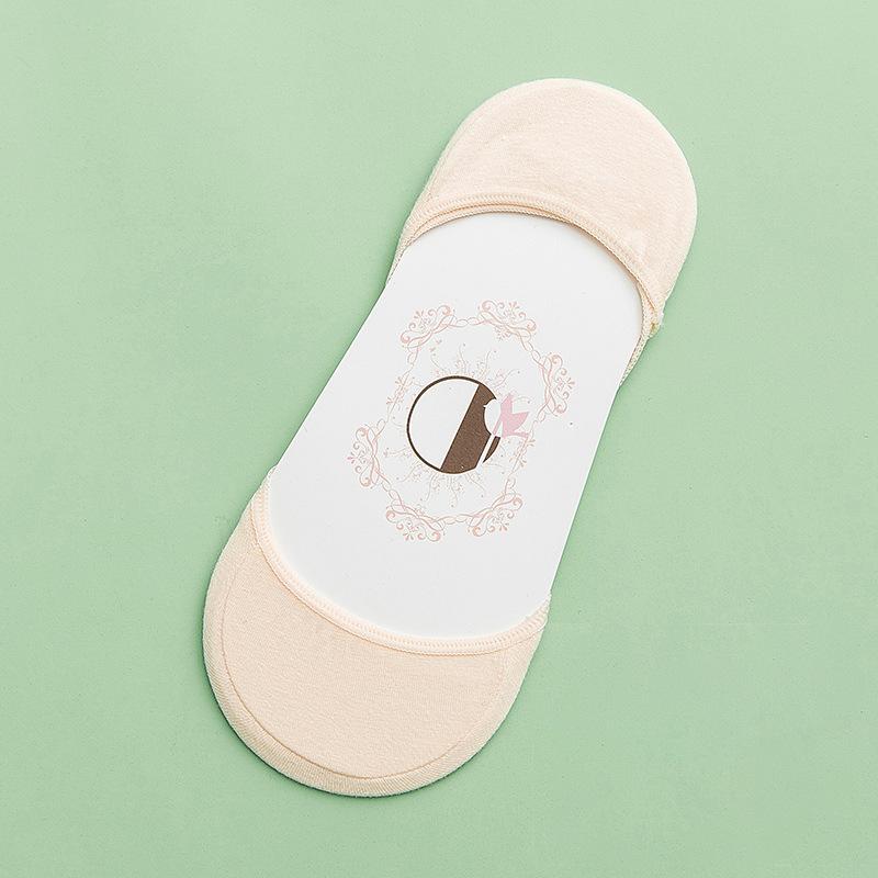 Носки, женские суперневидимые летние тонкие нескользящие носки, однотонные однотонные носки с неглубоким носком для высоких каблуков, носки-лодочки