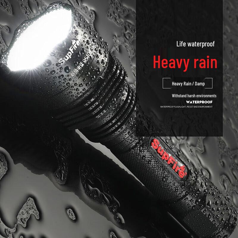 SupFire X8 Rechargeable LED Flashlight