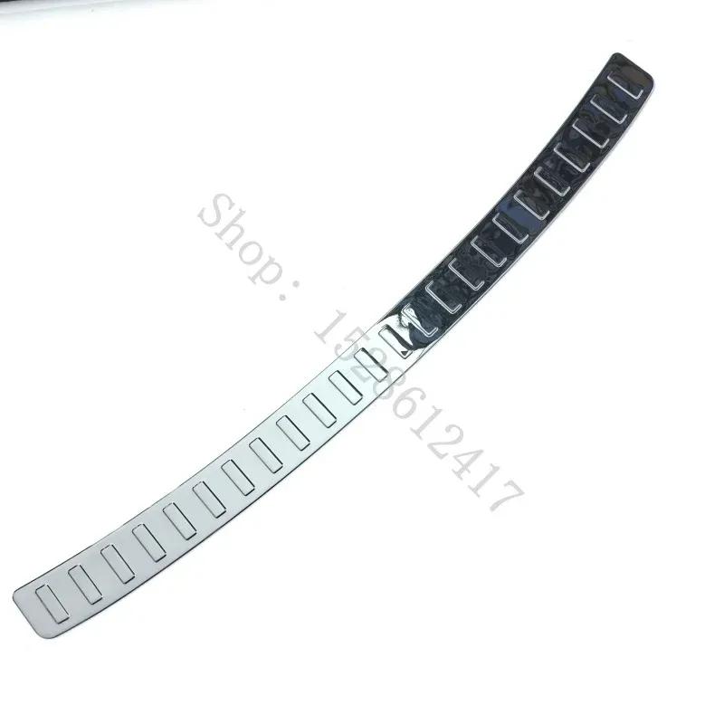 For VW/Volkswagen Tiguan MK2 2017 2018~2024 stainless Car Door Rear Bumper Protector Sill Trunk Tread Plate Trim Car styling