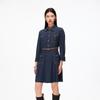 VERO MODA Лиоцелл Хлопковая Смесь Колорблок Пояс Джинсовое Платье