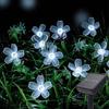 Solar Floral Garlands Light 5m 7m 12m Flower Solar Lamp Power LED String Fairy Lights Garden Christmas Decor for Outdoor