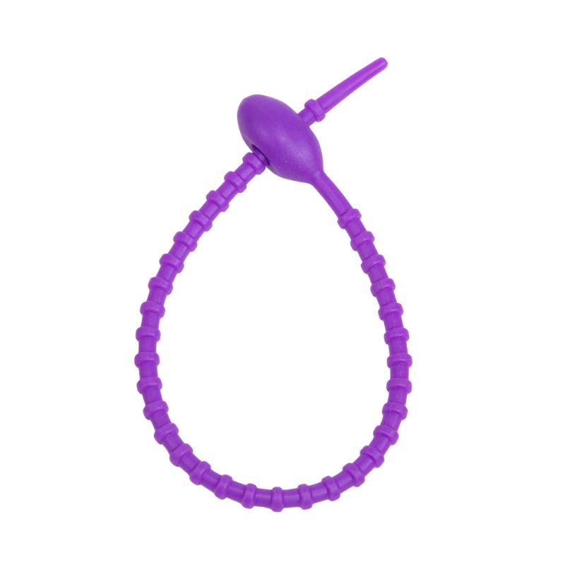 Цветная силиконовая стяжка-головастик: Сделай сам брелок, Модная игрушка, Ремешок для сумки и Намотка для шнурка