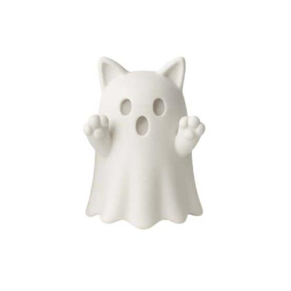 Miniature Models Halloween Ghost Statues Ghost Cat Desktop Figurine Indoor Outdoor