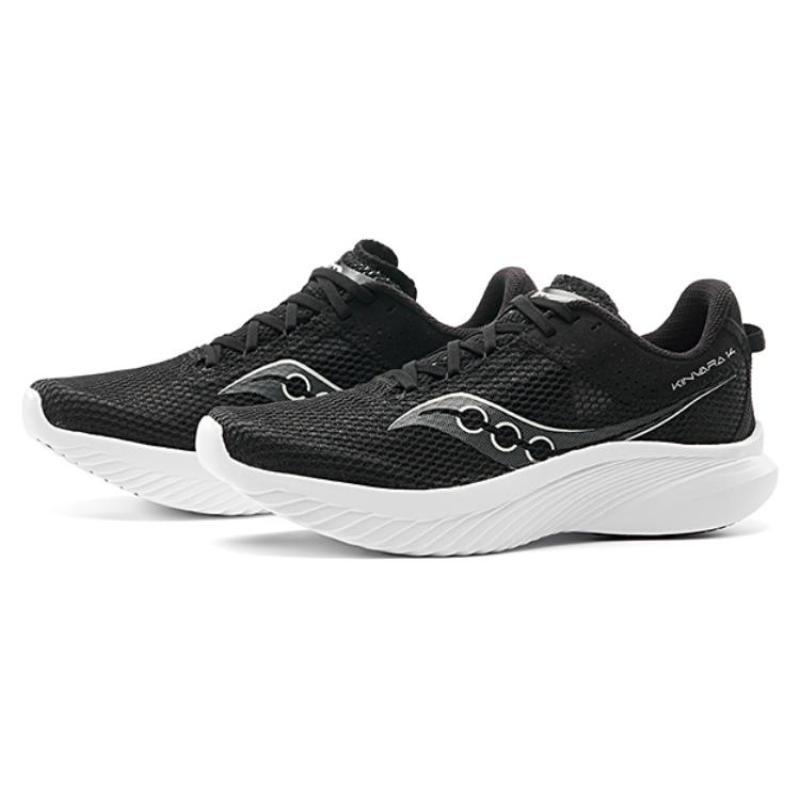 SAUCONY Kinvara Elite 14 Нескользящие, Износостойкие, Дышащие Кроссовки с низким верхом Мужские Черно-белые Saucony S20824-05