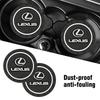 Interior Stickers 1/2Pcs Car Cup Holder Mat Anti Slip Coasters Pads Interior Accessories For Lexus LS LC IS350 ES300h ES300 IS25