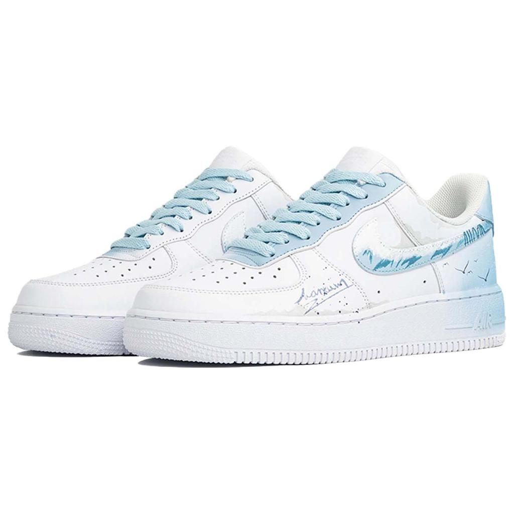 Nike Air Force 1 Wan Hua Nong, Bai Jing Zhi Shi, Сумка для покупок износостойкие низкие кеды для скейтбординга унисекс CW2288-111(Team113-S-BOX)