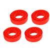 4Pcs Silicone Tire Insert Fit for SCX10 III 106x42mm Vibrant Color 1.9in Tire Foam Set Red