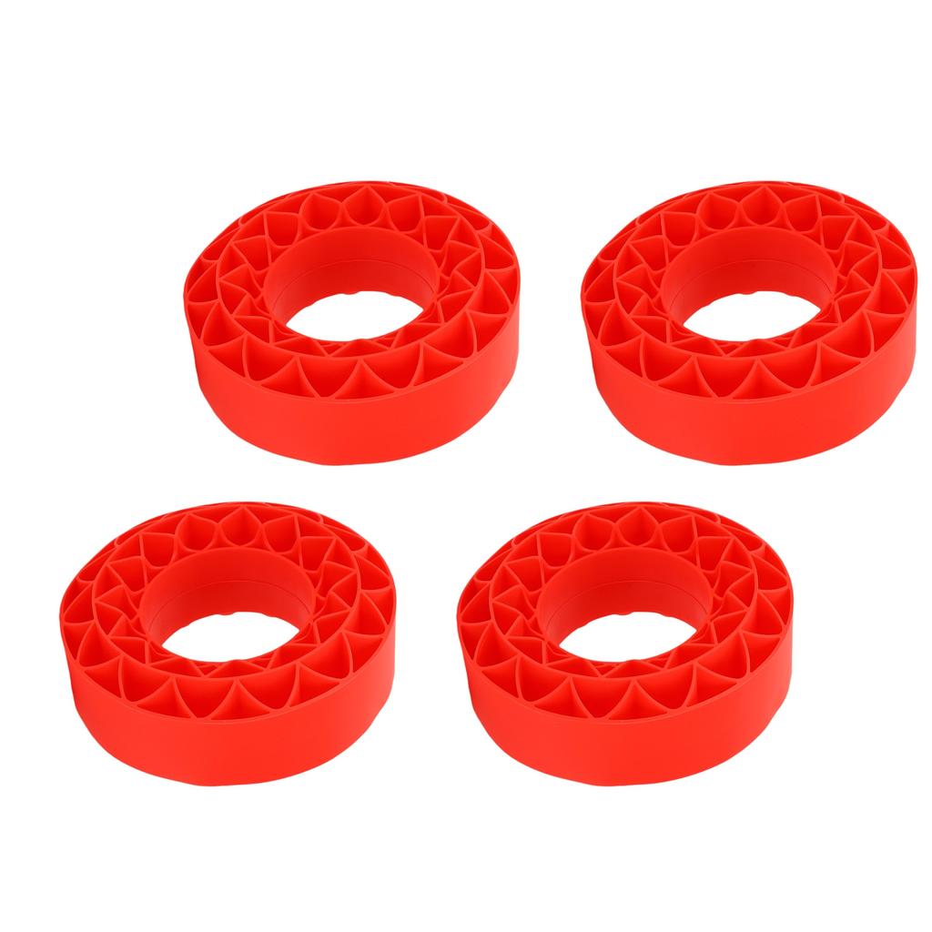 4Pcs Silicone Tire Insert Fit for SCX10 III 106x42mm Vibrant Color 1.9in Tire Foam Set Red