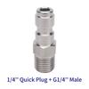 NEW HOT In Stock-Spray-Gun Wand Adapter 10Pcs Pressure Washer Snow Foam Nozzle Quick Plug Connector 1/4" Disconnect Release Fitt