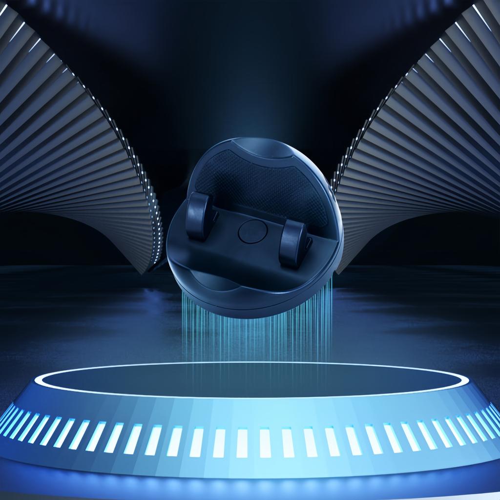 Держатель телефона на приборную панель автомобиля с вращением на 360° и дисплеем экстренных контактов - универсальное нескользящее крепление