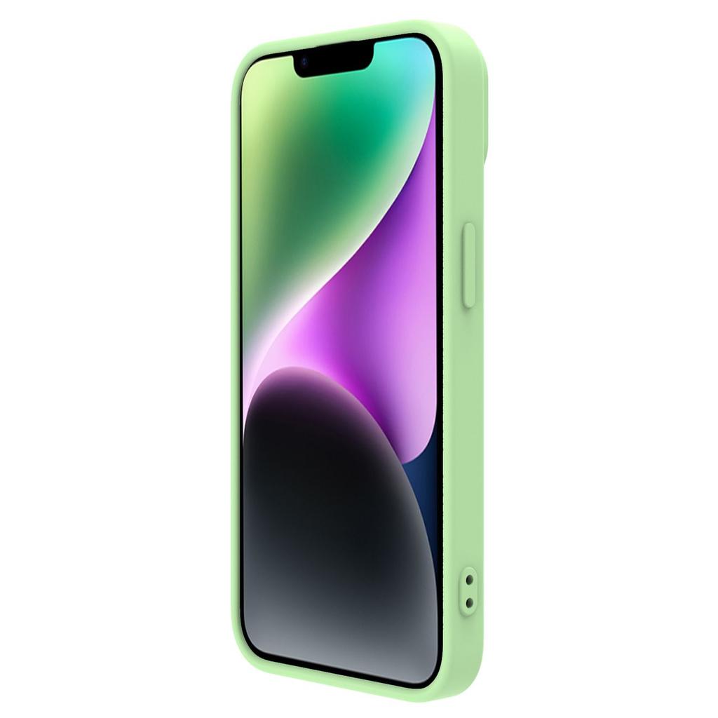 Nillkin CamShield Green Silicone iPhone 14 Plus Case with Camera Cover