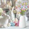 3 шт. искусственных пасхальных стеблей, красочные поддельные яйца, бабочки, кролики, весенние цветочные веточки, ветки для домашней вечеринки, вазы, цветочной композиции, декора