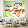 JoJo's Circus Print Tapestry, Backdrop, Easy Setup, Ideal for Bedroom, Office & Living Room, with Aesthetic Wall Hanging Decor.