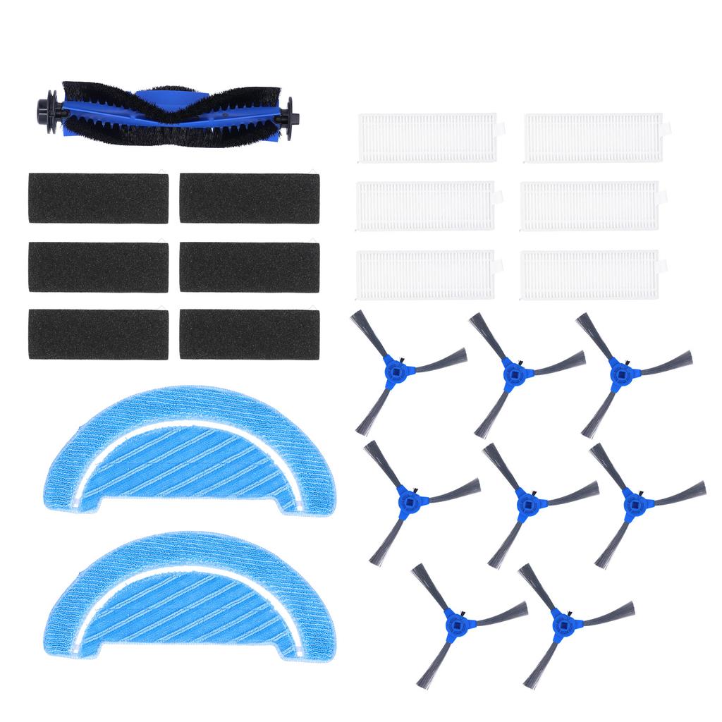 Основная щетка, боковая щетка, фильтр, сменная ткань для швабры, подходит для робота-пылесоса Conga 1090