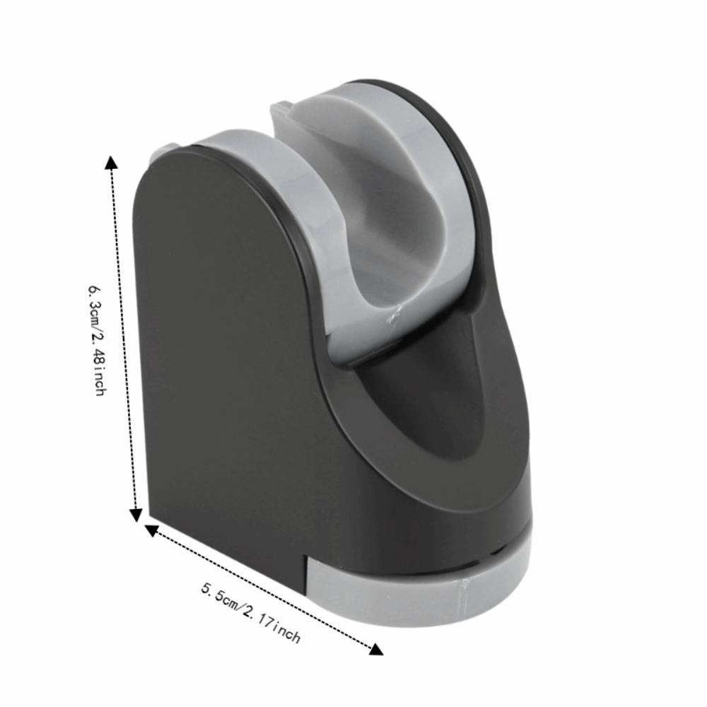 ABS Shower Head Holder Black Shower Nozzle Holder Practical Handheld Shower Bracket Home Hotel Spa