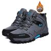 Зимние мужские ботинки для снега, водонепроницаемые кожаные кроссовки, супер теплые мужские ботинки челси, нескользящие мужские походные ботинки, размер 39-47