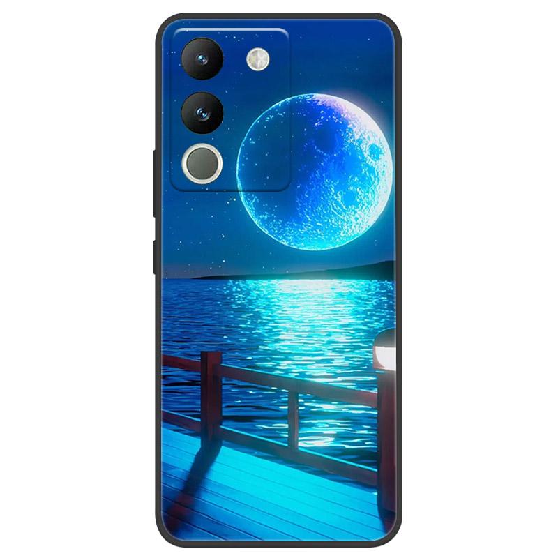 Чехол для VIVO V29E V2317 Защитный чехол для камеры Для телефона VIVO Y200 5G Мягкий силиконовый TPU Задняя крышка V2307 Ударопрочный Fundas