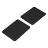 2 Pcs Set 22x15cm Coffee Tamper Mat Durable Easy Grade Rubber Coffee Powder Pad  For Barista Tools