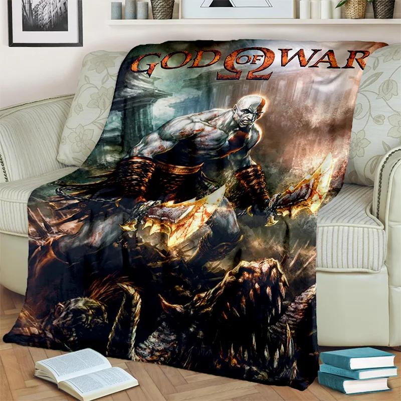 3D God of War Games Gamer Kratos HD одеяло, мягкое одеяло для дома, спальни, кровати, дивана, пикника, путешествия, офиса, одеяло, детское одеяло