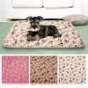 Flannel Puppy Comfortable Sleeping Cat Mat Pet Blanket Kennel Dog Cushion Mat