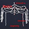 Pearls Tassels Hairpiece Elegant Weddings Headdress Original Handmade Headwear for Weddings and Parties