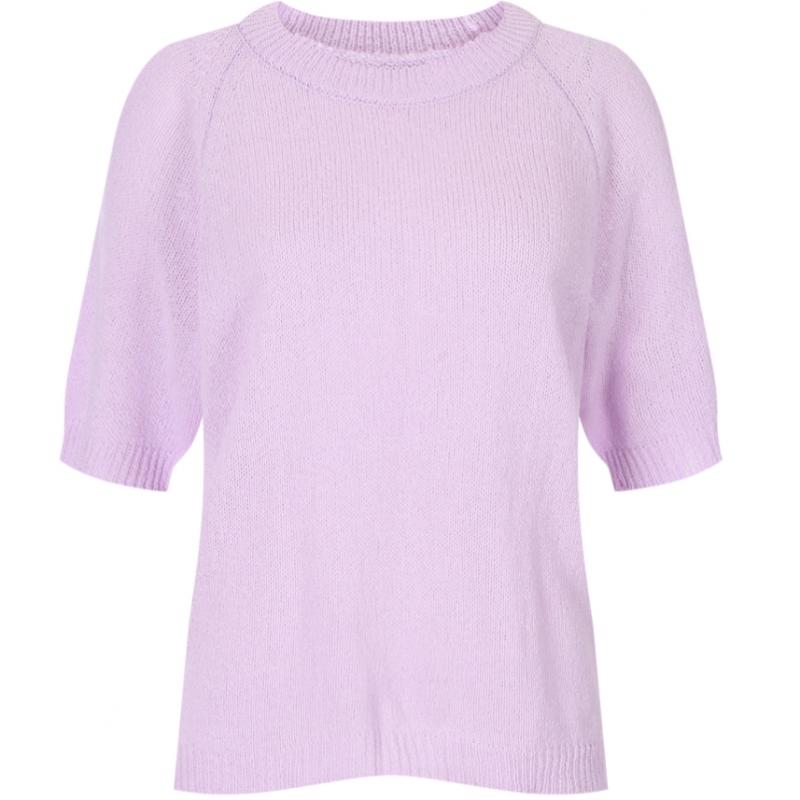 Shop   Women Round Neck Raglan ShorT Sleeve KniT T shirT Ivory Frb Wkn 20414