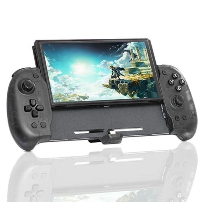 Эргономичный контроллер Nintendo Switch OLED с гравитационной индукцией шестиосевого гироскопа, двойной вибрацией мотора, подставкой и слотом для игровой карты