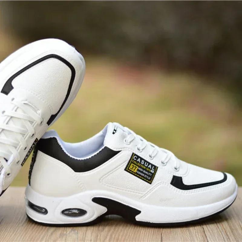 Мужская спортивная обувь большого размера из искусственной кожи повседневные кроссовки для мужчин