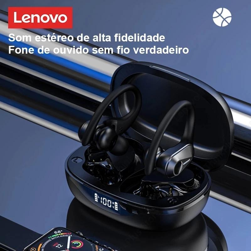 Lenovo Игровые наушники LP75 Bluetooth 5.3 с шумоподавлением, длительным временем ожидания, с микрофоном