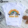 Support Your Local Street Cats Women S Funny T Shirts Summer Round Neck Clothes Oversize